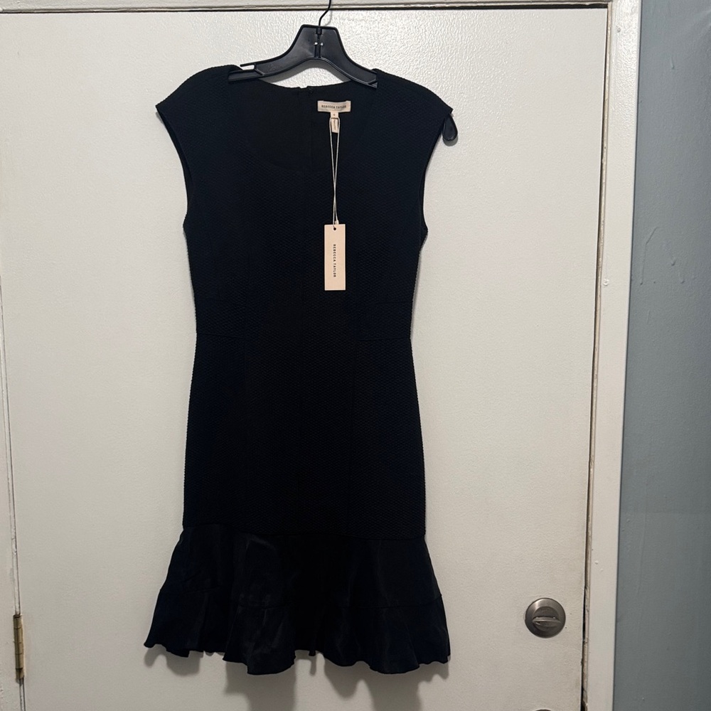 Rebecca Taylor Black Mini Dress